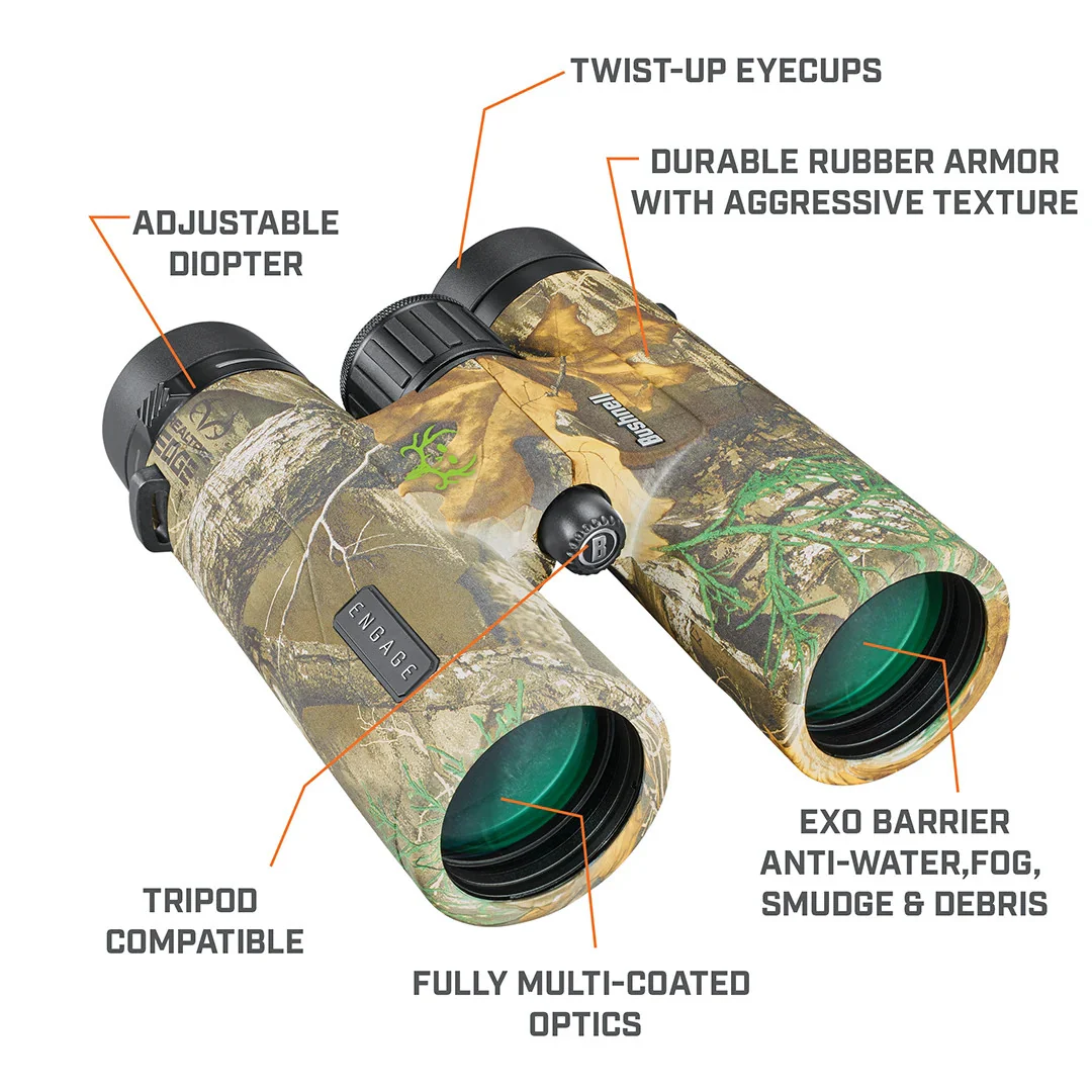 10X42mm Engage X Real Tree Edge Bone Collector Binoculars - Image 3