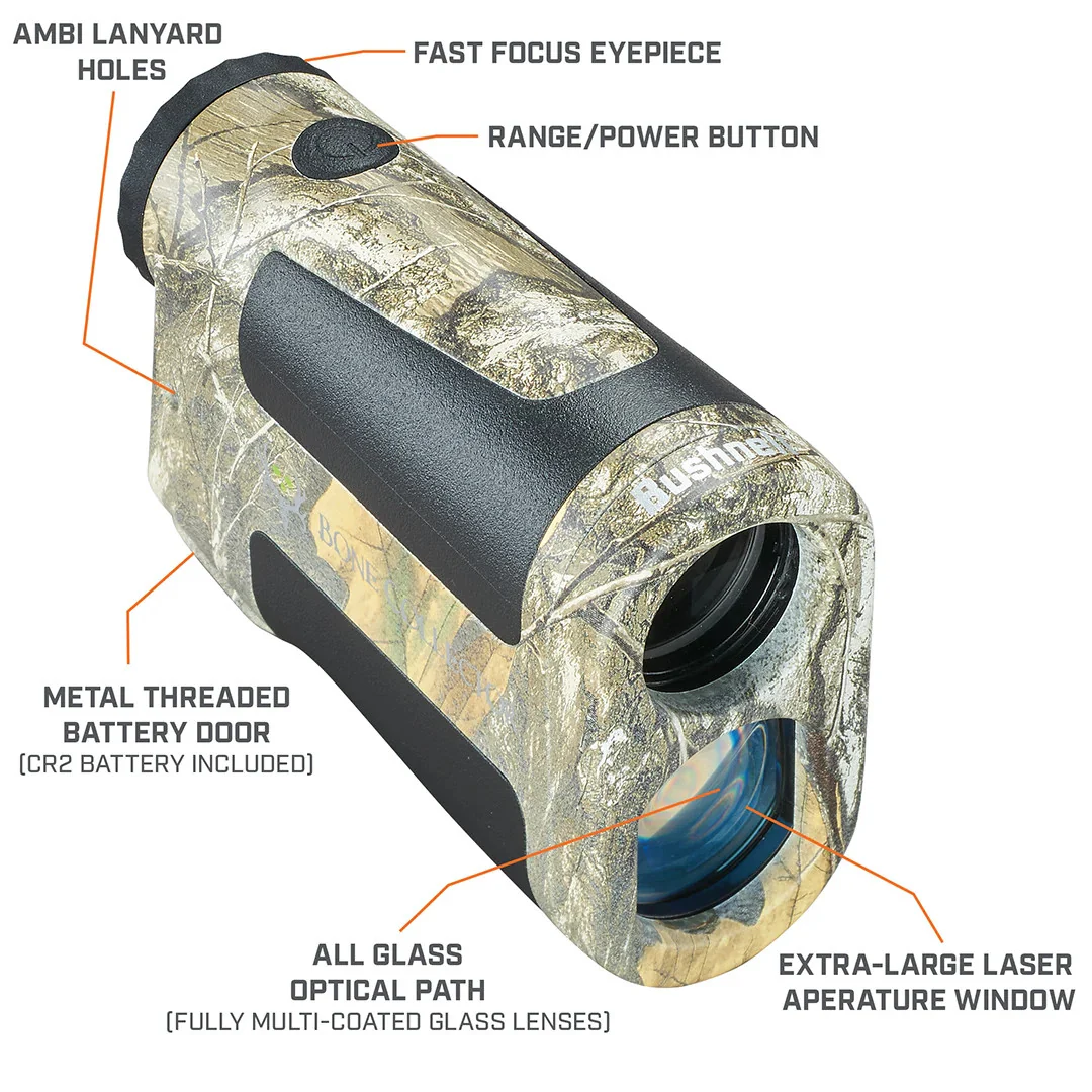 6x25 Bone Collector 850 Real Tree Edge Laser Rangefinder - Image 3