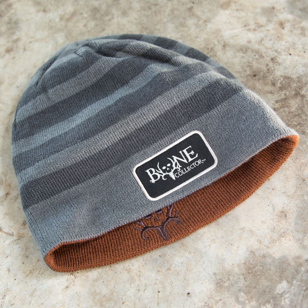 Acrylic Stripes Reversible Beanie - Image 3