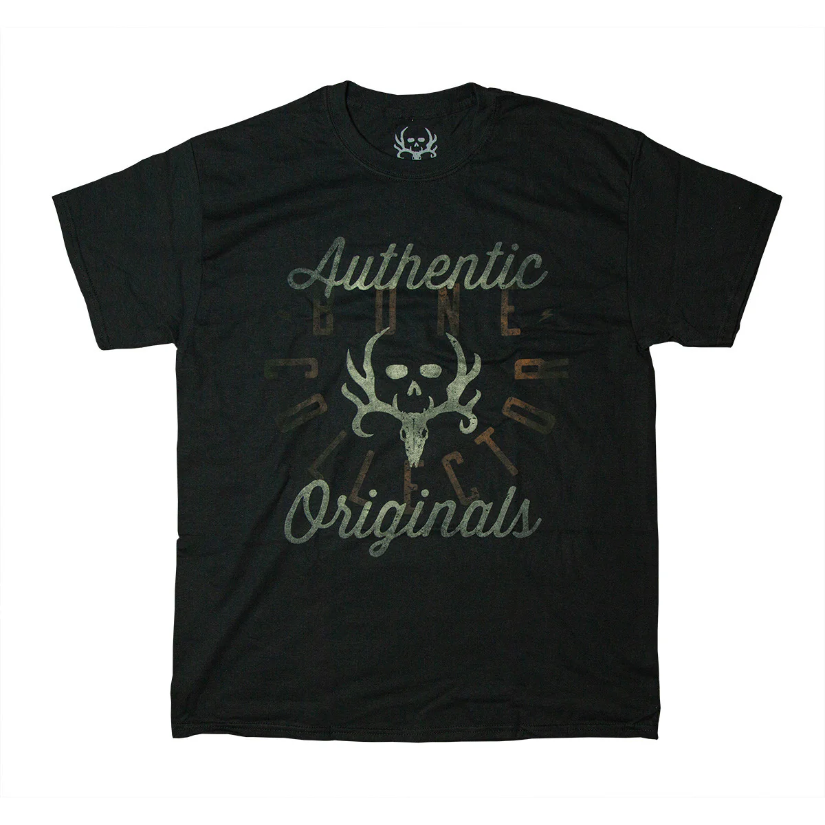 BC Authentic Front Print Tee Black