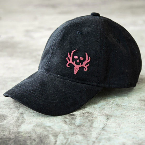 BC Women's Black Suede Cap - Image 3