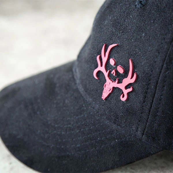 BC Women's Black Suede Cap - Image 6