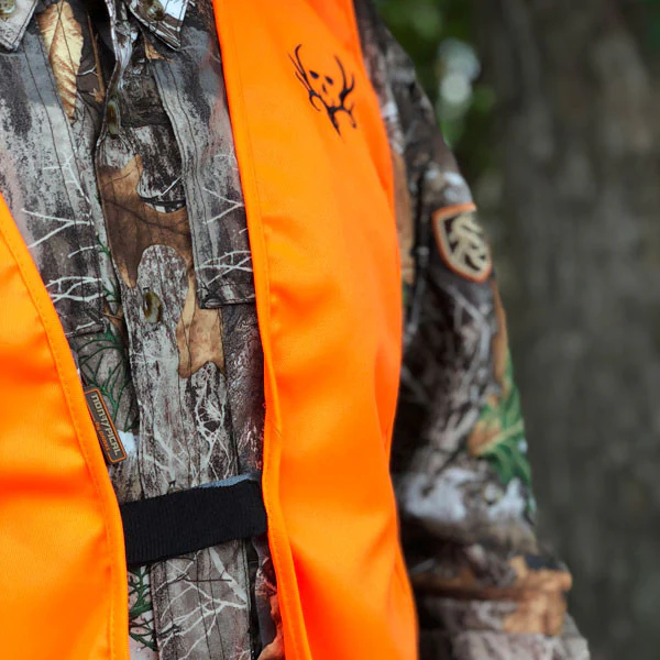 Bone Collector Blaze Orange Hunting Vest - Image 5