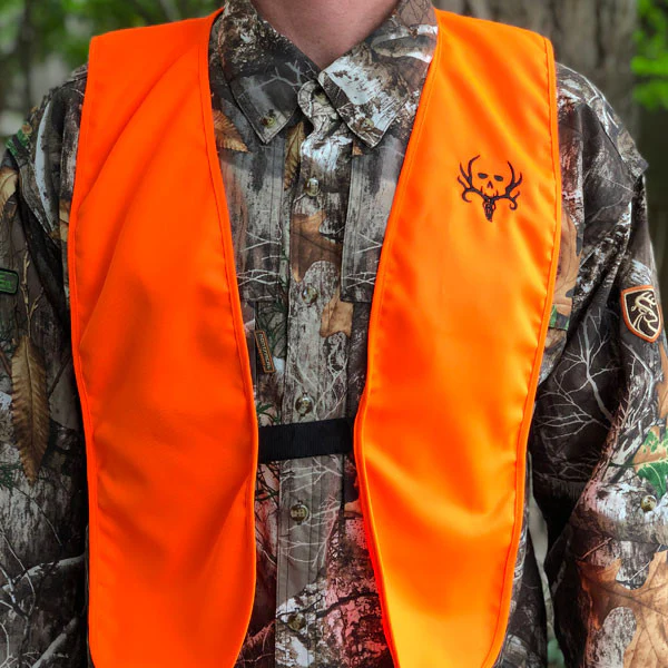 Bone Collector Blaze Orange Hunting Vest - Image 7