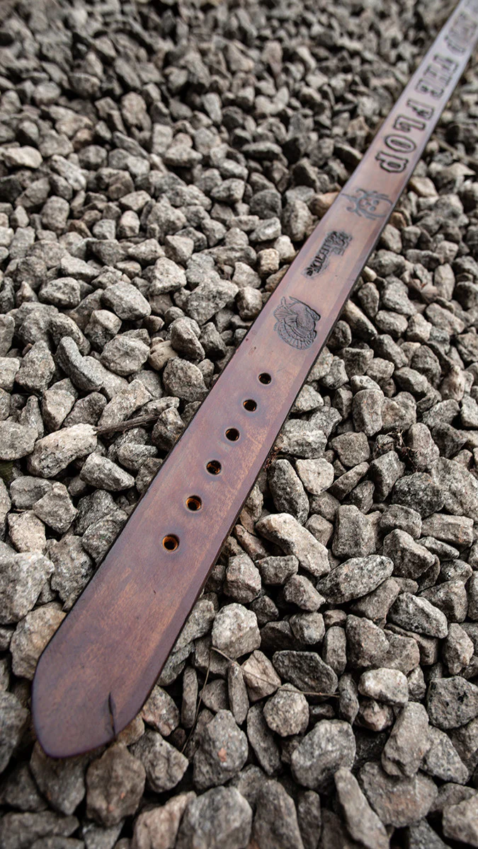 Bone Collector Can't Stop The Flop Adult Leather Belt - Image 3