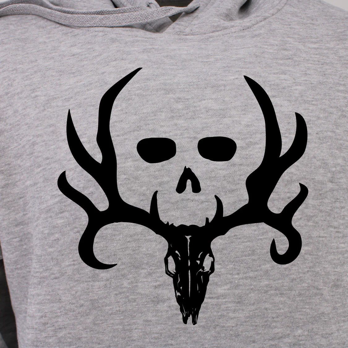 Bone Collector CVC Hoodie - Heather Gray - Image 5
