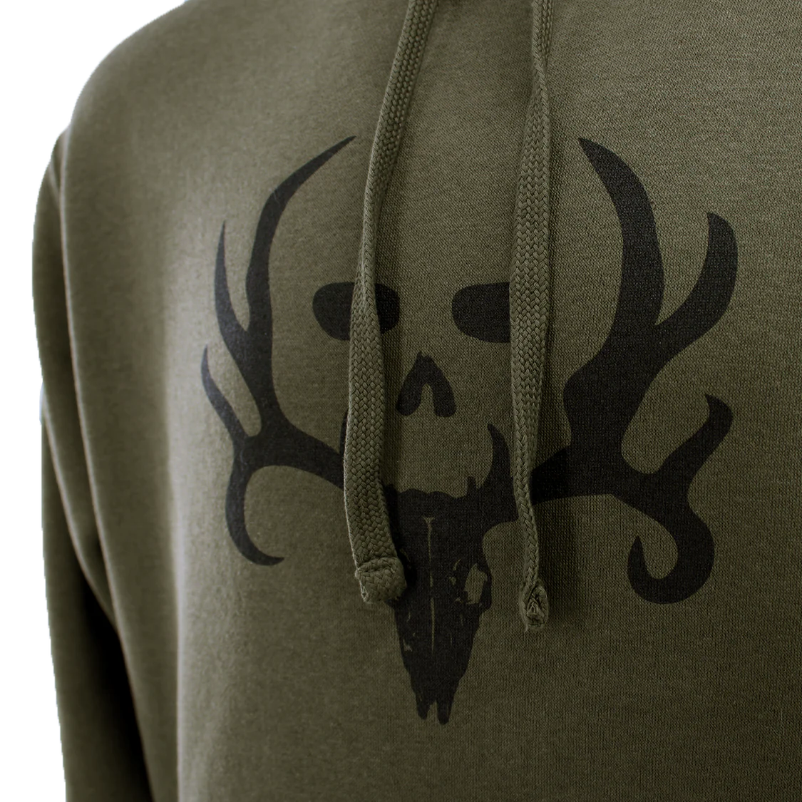 Bone Collector CVC Hoodie - Olive Night - Image 4
