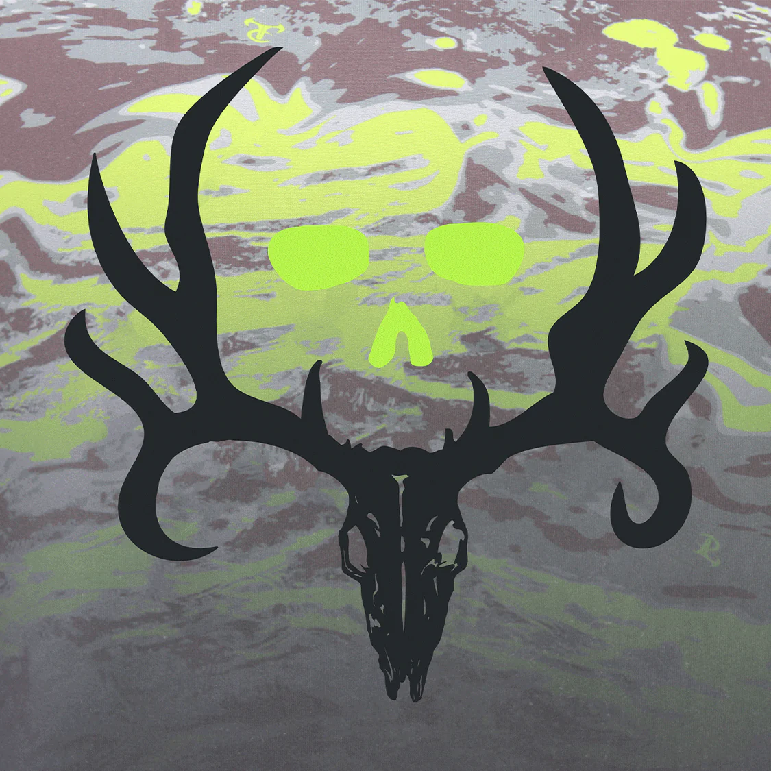 Bone Collector Dropshot Gradient Hoodie - Caiman Flash/Black - Image 4