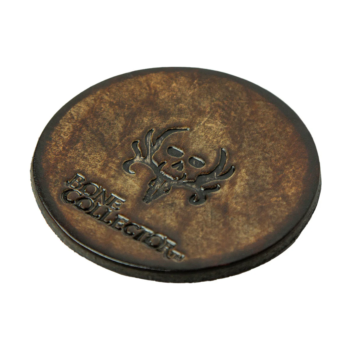 Bone Collector Leather Coasters - 4 pack - Image 4