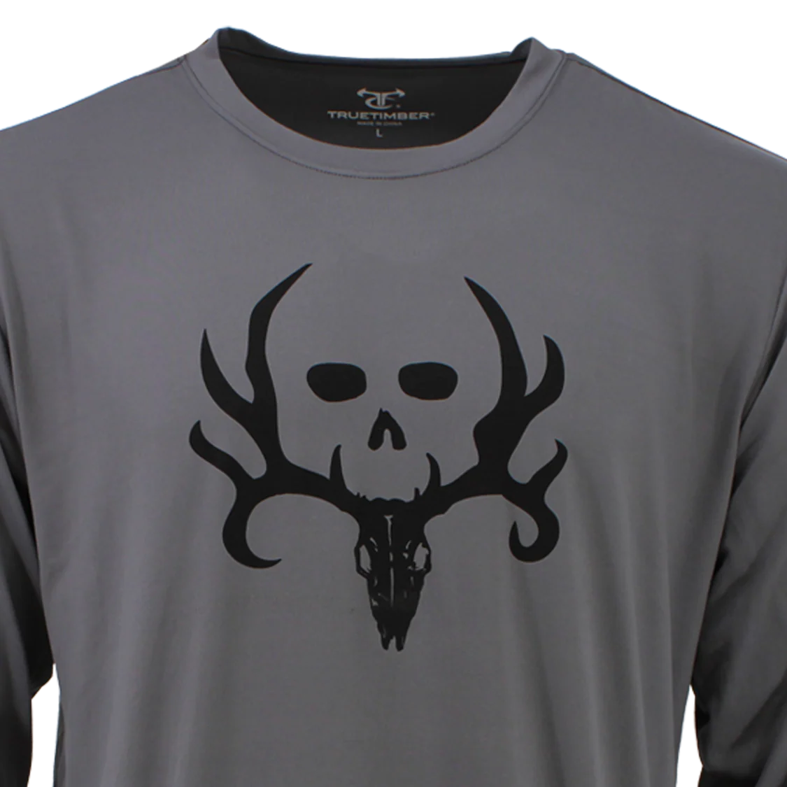 Bone Collector Long Sleeve Performance Shirt - Cool Gray - Image 4