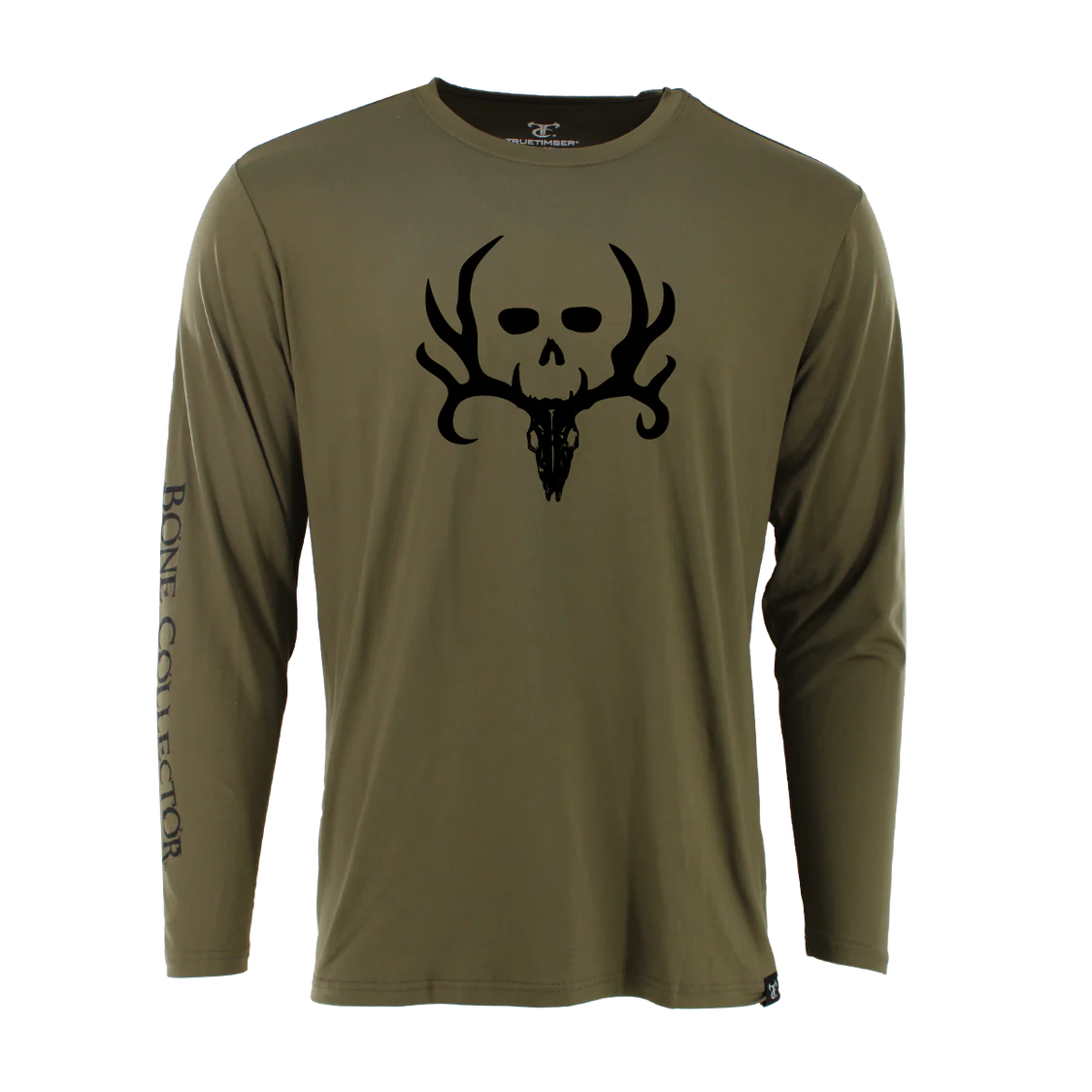 Bone Collector Long Sleeve Performance Shirt - Olive Night