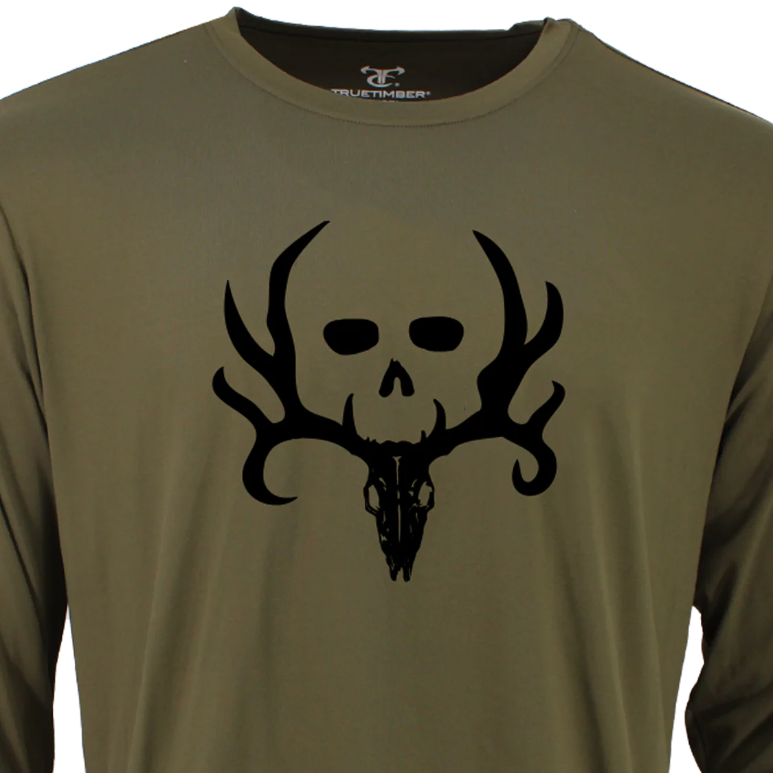 Bone Collector Long Sleeve Performance Shirt - Olive Night - Image 4