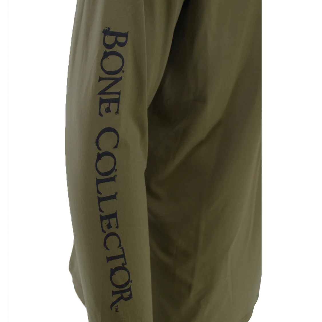 Bone Collector Long Sleeve Performance Shirt - Olive Night - Image 5