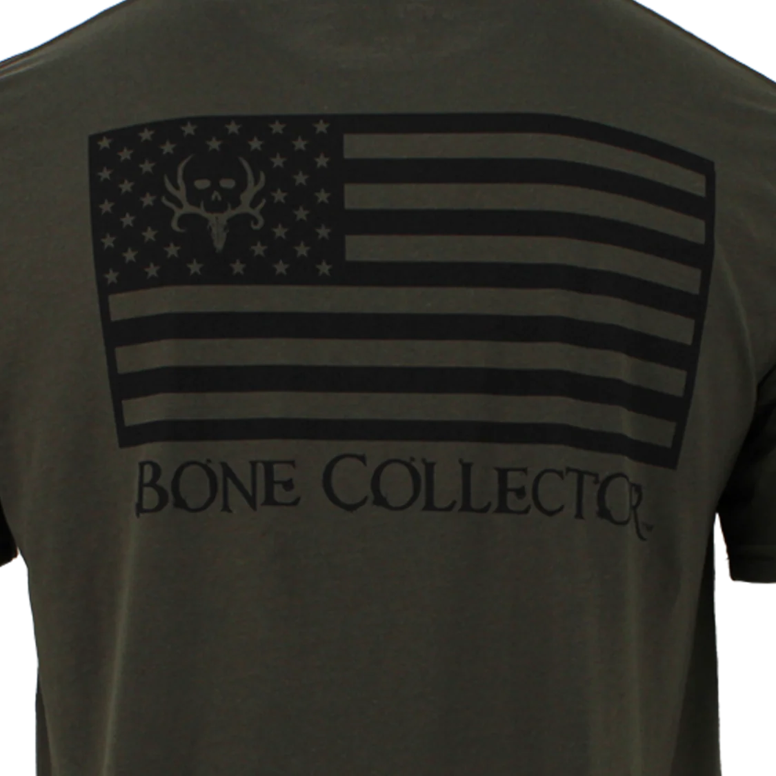 Bone Collector Short Sleeve Durasoft Flag Tee - Forest Night - Image 5