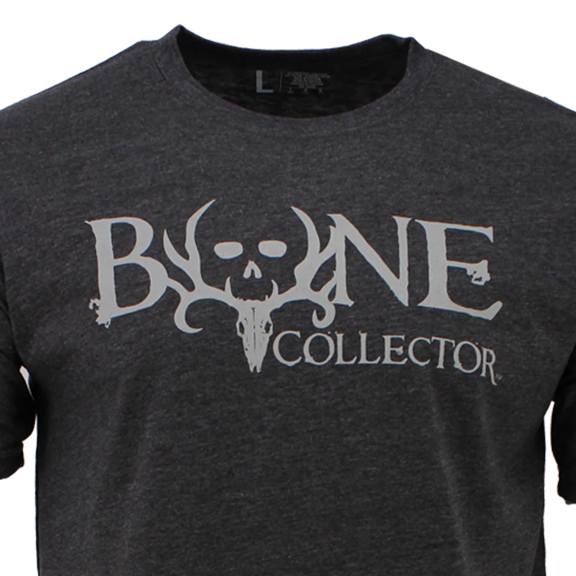 Bone Collector Short Sleeve Durasoft Tee - Charcoal Heather - Image 4