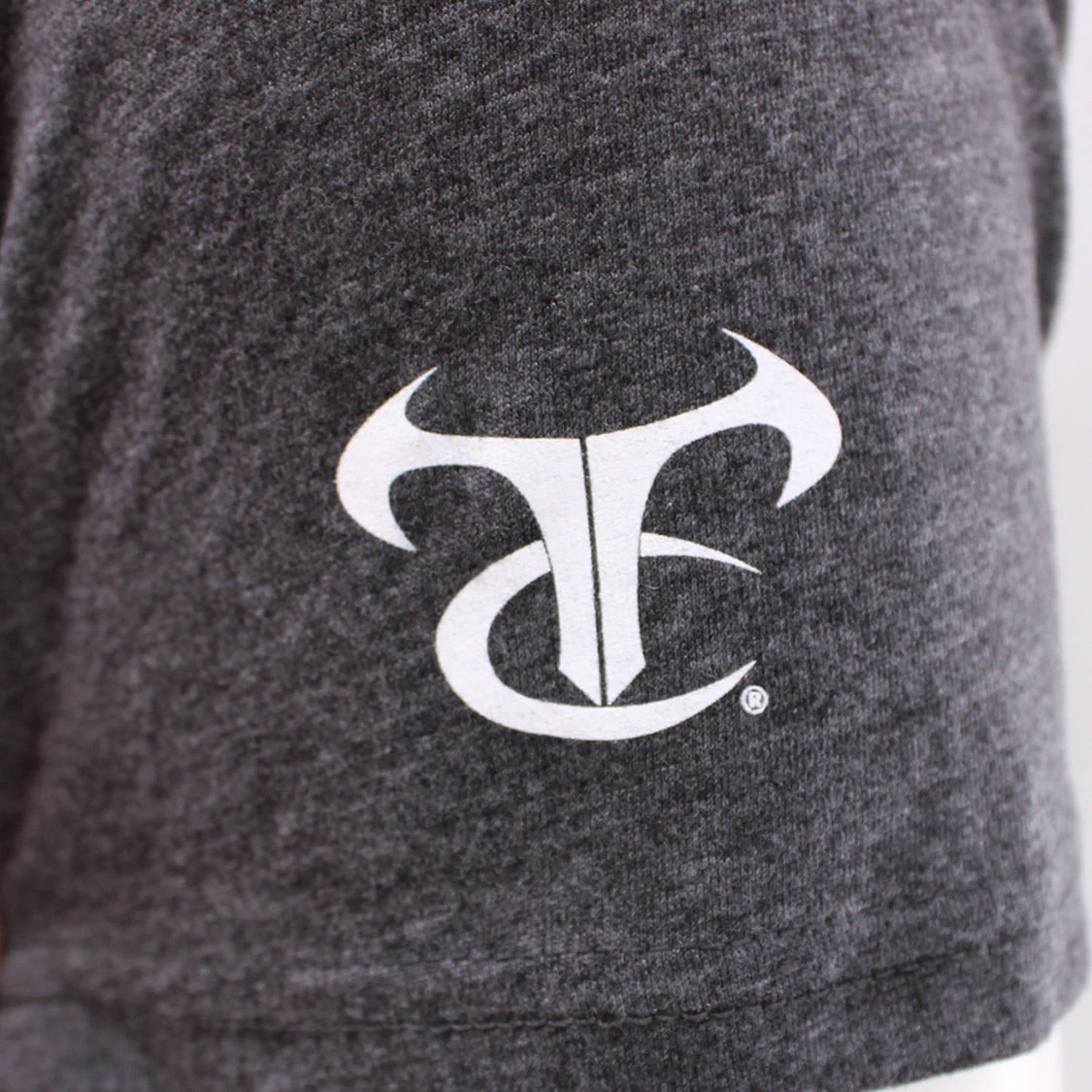 Bone Collector Short Sleeve Durasoft Tee with Chest Logo - Charcoal Heather - Image 5