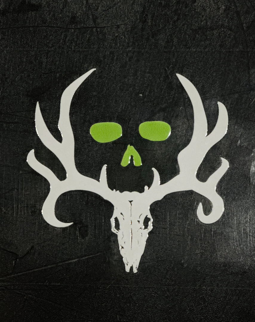 Bone Collector Skull Decal 4" - Image 2