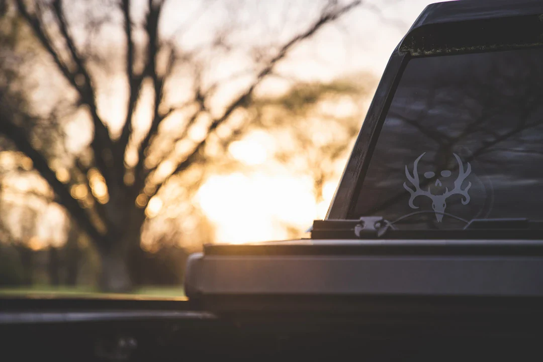 Bone Collector Skull Decal 4" - Image 3