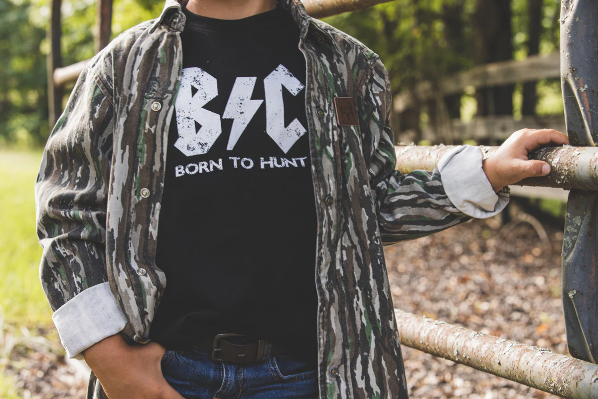 Kid's Born To Hunt Graphic Tee - Image 5