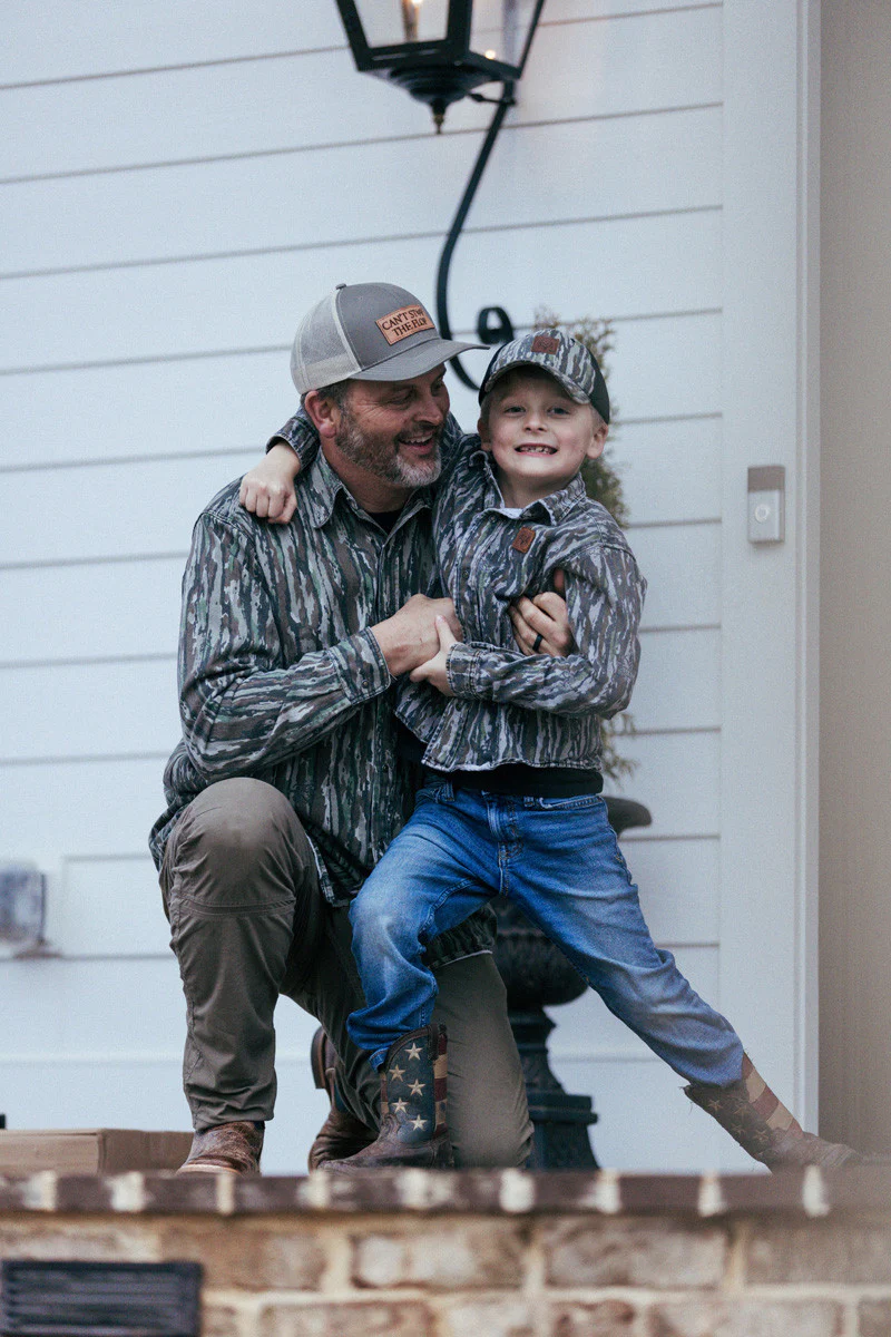Kid's Camo Long Sleeve Twill Button-Up Shirt - Image 7