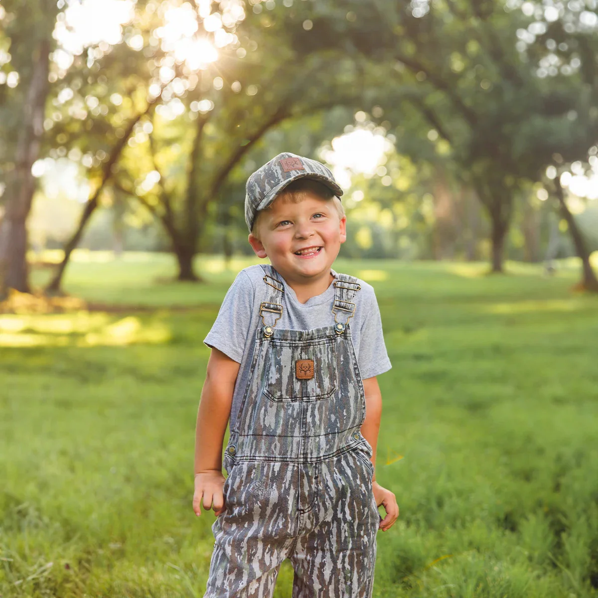 Kid's Camo Twill Overall - Image 3